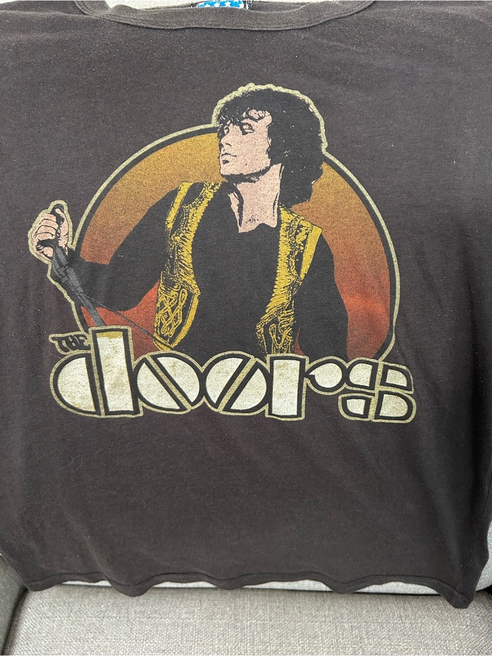 Brown Graphic “The Doors” Band Tee